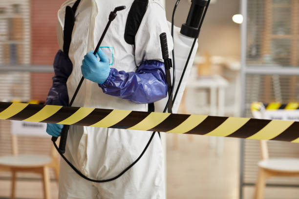 Professional Blood Cleanup technician working in Evansville, IN
